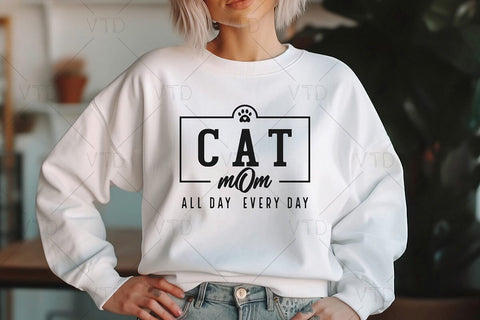 Cat Mom Svg Png Files, Cat Mom Gifts, Cat Mom Shirt, Best Cat Mom, Paw Mom Svg, Pet memorial svg, Cat Lover Svg, Mom Svg Shirt SVG DesignDestine 