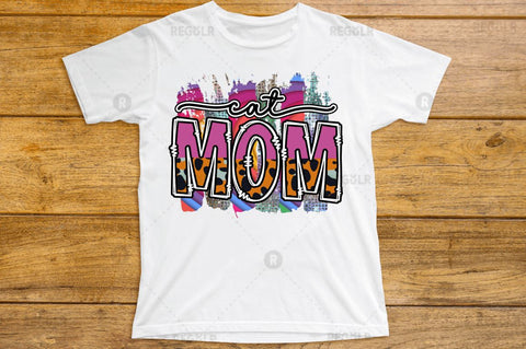 Cat mom SVG Sublimation Regulrcrative 