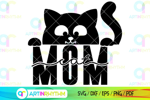 Cat mom svg SVG Artinrhythm shop 