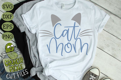 Cat Mom SVG SVG Crunchy Pickle 