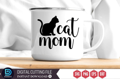 Cat mom SVG SVG DESIGNISTIC 