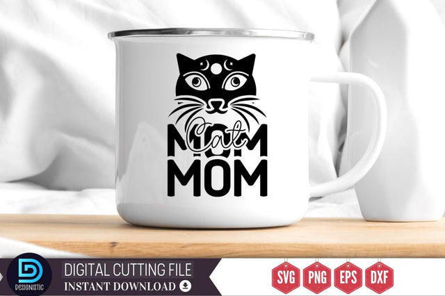Cat mom SVG SVG DESIGNISTIC 
