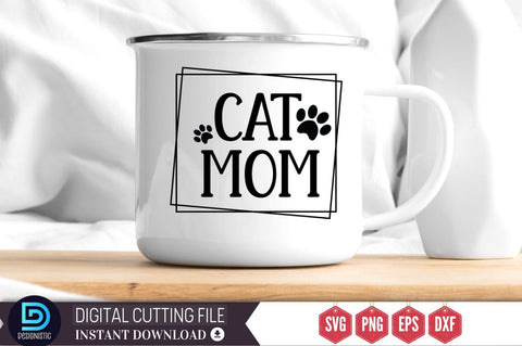 Cat mom SVG SVG DESIGNISTIC 
