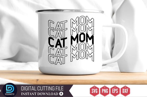 Cat mom SVG SVG DESIGNISTIC 
