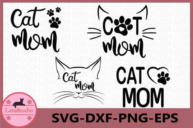 Cat Mom Svg SVG Lerastudio 