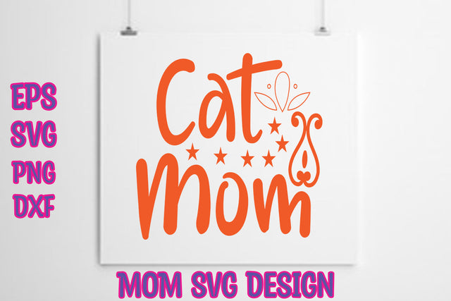 Cat Mom SVG thesvgfactory 