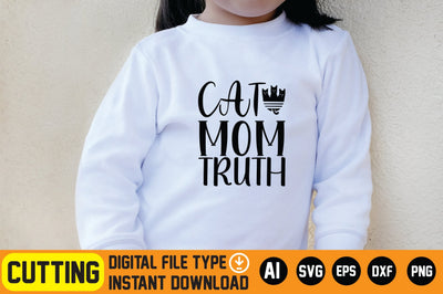 Cat Mom Truth SVG CraftlabSvg29 