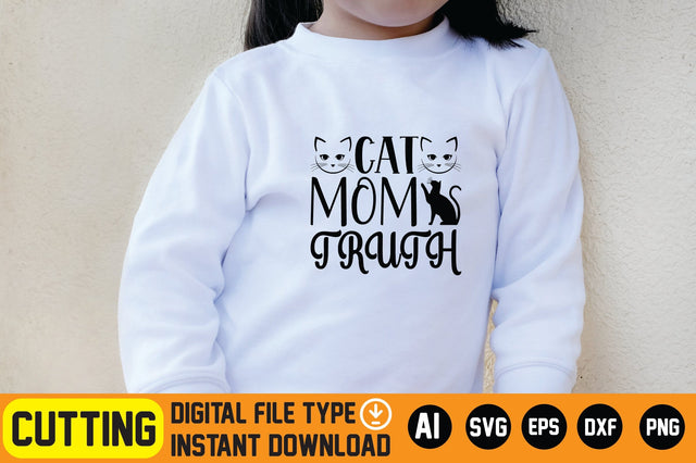 Cat Mom Truth SVG CraftlabSvg29 