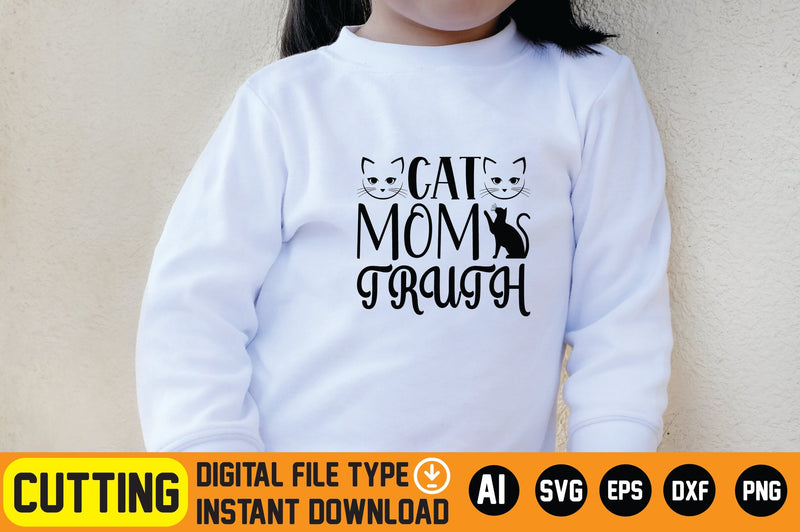 Cat Mom Truth SVG CraftlabSvg29 