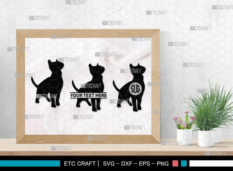 Cat Monogram, Cat Silhouette, Cat SVG, Feline Svg, Pussy Cat Svg, Mouser Cat Svg, SB00235 SVG ETC Craft 