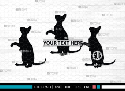 Cat Monogram, Cat Silhouette, Cat SVG, Feline Svg, Pussy Cat Svg, Mouser Cat Svg, SB00235 SVG ETC Craft 