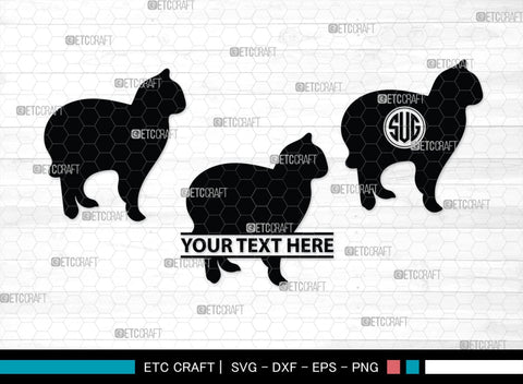 Cat Monogram, Cat Silhouette, Cat SVG, Feline Svg, Pussy Cat Svg, Mouser Cat Svg, SB00235 SVG ETC Craft 