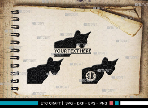 Cat Monogram, Cat Silhouette, Cat SVG, Feline Svg, Pussy Cat Svg, Mouser Cat Svg, SB00235 SVG ETC Craft 