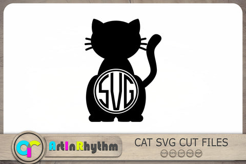 Cat Monograms Svg, Cats Svg, Cat Split Monograms Svg SVG Artinrhythm shop 
