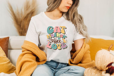 Cat Mother Coffee Love Sublimation SVGArt 