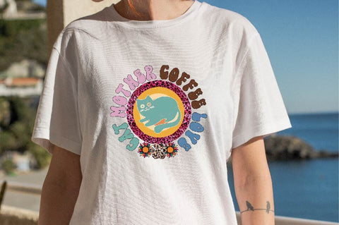 Cat Mother Coffee Love Sublimation SVGArt 