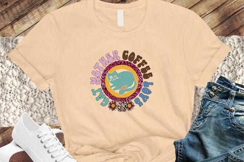 Cat Mother Coffee Love Sublimation SVGArt 
