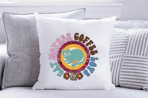 Cat Mother Coffee Love Sublimation SVGArt 