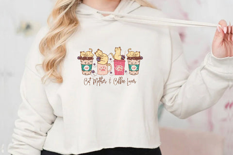 Cat Mother & Coffee Lover Sublimation Sublimation Jagonath Roy 