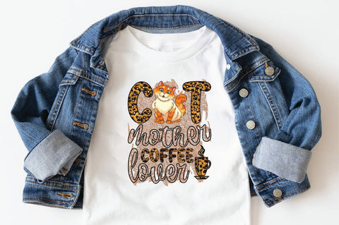 Cat Mother Coffee Lover Sublimation SVGArt 