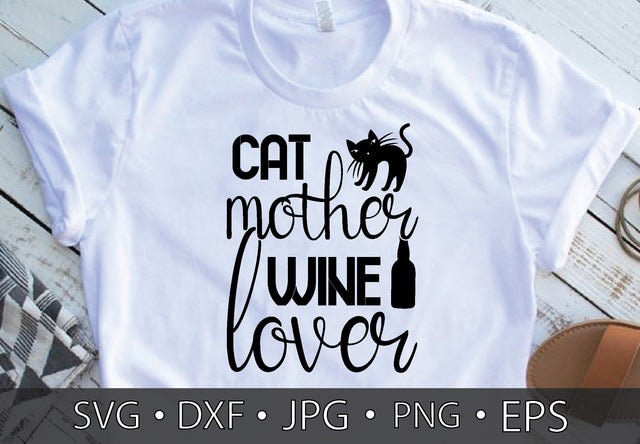 cat mother wine lover SVG md faruk hossain 