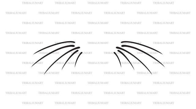 Cat Moustache SVG TribaliumArtSF 