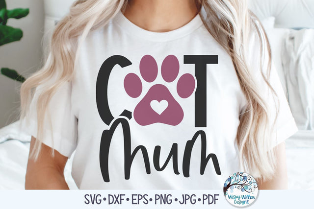 Cat Mum SVG SVG Wispy Willow Designs 