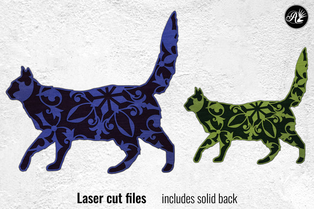 Cat on a Mission mandala cat cut file SVG Angel on Empire 