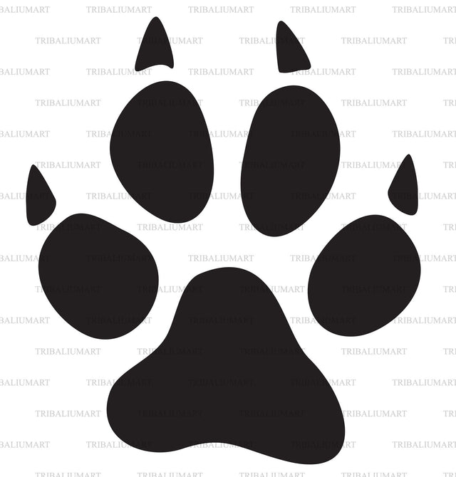 Cat paw print SVG TribaliumArtSF 