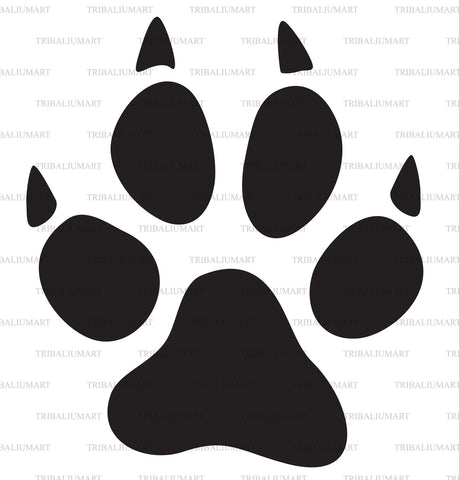 Cat paw print SVG TribaliumArtSF 