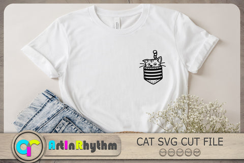Cat Pocket Svg, Cat Svg, Cat Clipart, Pocket Cat Svg SVG Artinrhythm shop 