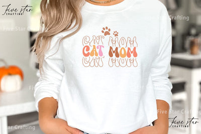 Cat Quote SVG Design, Cat mom SVG FiveStarCrafting 