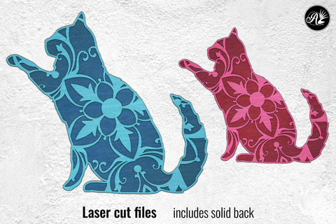 Cat Reaching Out mandala cat cut file SVG Angel on Empire 