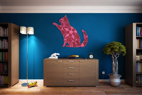 Cat Reaching Out mandala cat cut file SVG Angel on Empire 