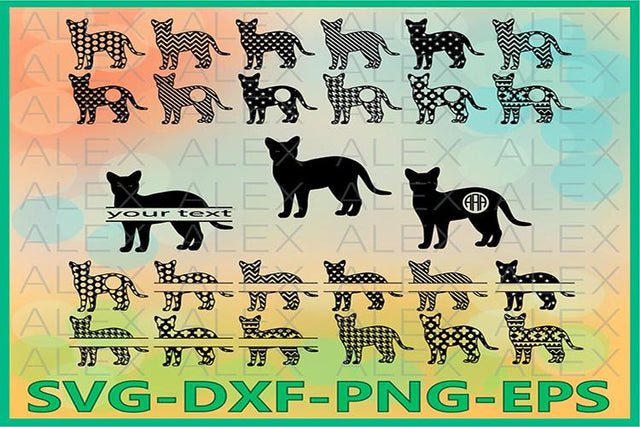 Cat Silhouette Svg SVG AlexSVGStudio 