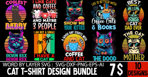 Cat Sublimation Bundle, Cat SVG Bundle,1 0 Cat Retro T-Shirt Design,Cat Retro illustration Bundle, Cat SVG Bundle Quotes,Cat Saying Bundle,Cat SVG Design ,Cat Sublimation PNG Sublimation Insomnia Std 