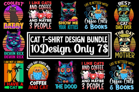 Cat Sublimation Bundle, Cat SVG Bundle,1 0 Cat Retro T-Shirt Design,Cat Retro illustration Bundle, Cat SVG Bundle Quotes,Cat Saying Bundle,Cat SVG Design ,Cat Sublimation PNG Sublimation Insomnia Std 