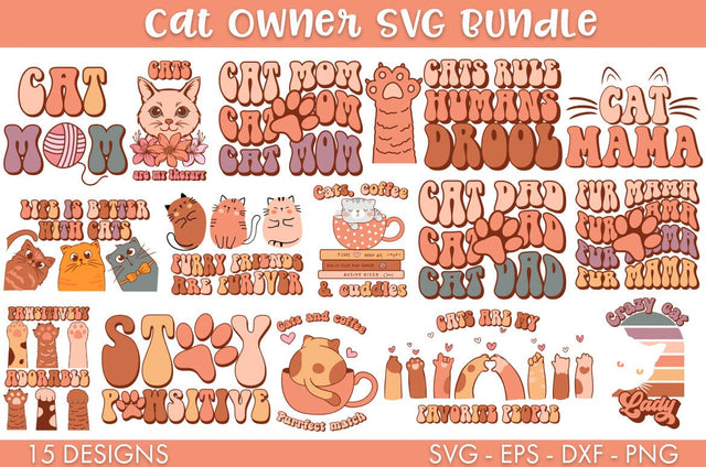 Cat SVG Bundle PNG Cut file SVG Freeling Design House 
