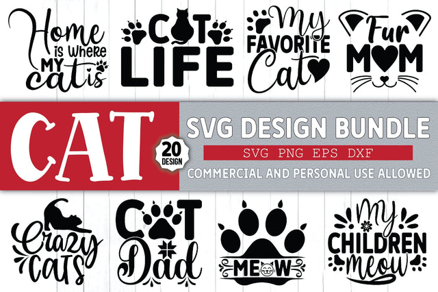 Cat SVG Bundle SVG Ariyan 