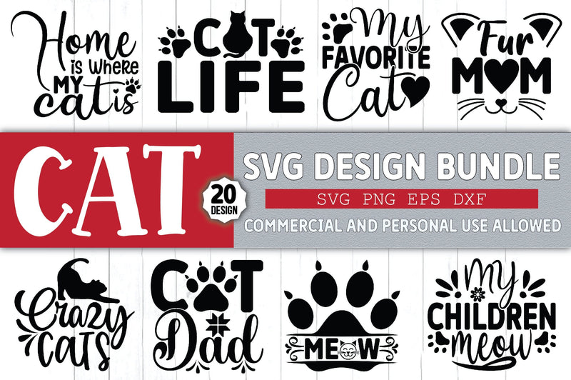 Cat SVG Bundle SVG Ariyan 