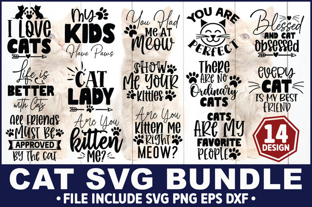 Cat SVG Bundle SVG Ariyan 