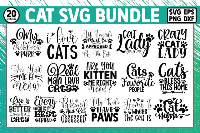 Cat SVG Bundle SVG Ariyan 