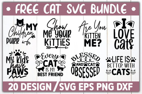 Cat SVG Bundle SVG Ariyan 