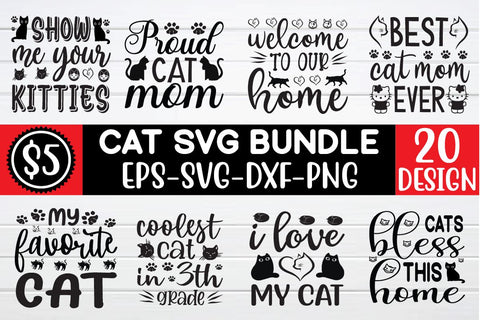 CAT svg bundle SVG BB Type Studios 