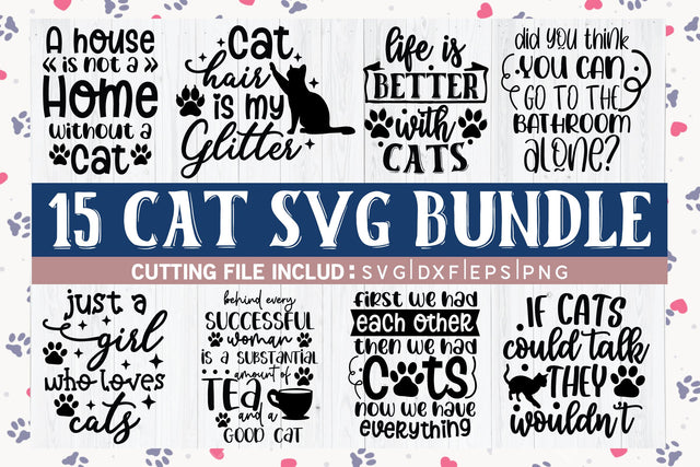 Cat SVG Bundle SVG md faruk hossain 