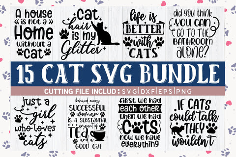 Cat SVG Bundle SVG md faruk hossain 