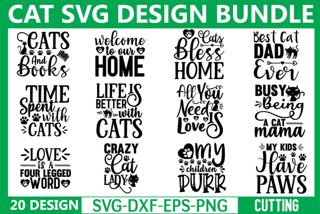 Cat SVG Bundle SVG md faruk hossain 