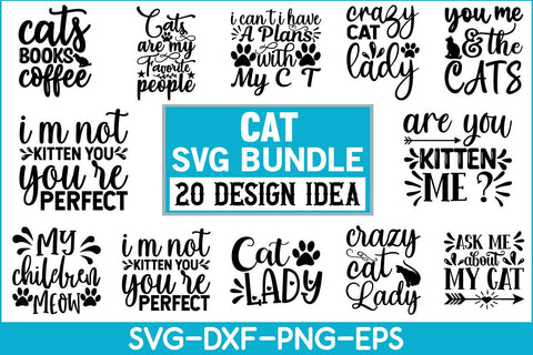 Cat Svg Bundle SVG md faruk hossain 