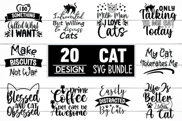 Cat Svg Bundle SVG md faruk hossain 