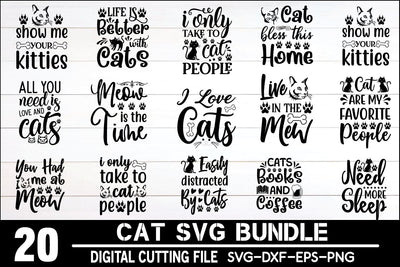 Cat SVG Bundle SVG md faruk hossain 